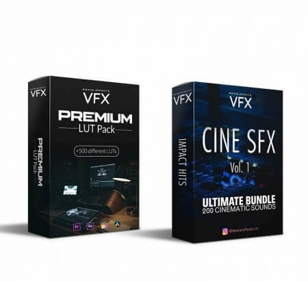 Movie Effects VFX CINE SFX Vol.1 Ultimate Bundle & Premium LUT Pack WAV